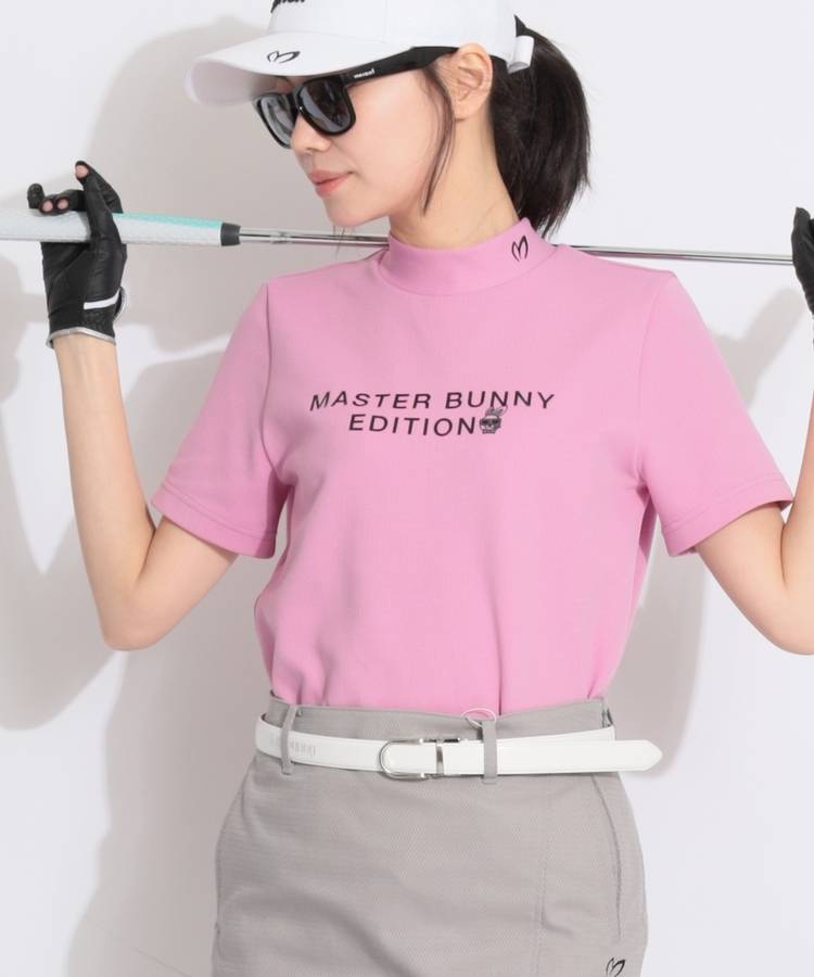 MB アイコンプリントモックネック半袖カットソー