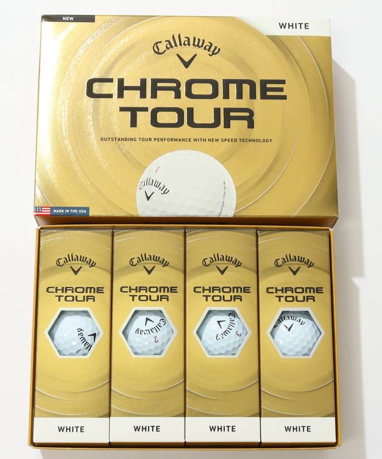 CG CHROMETOURボールセット(ホワイト)