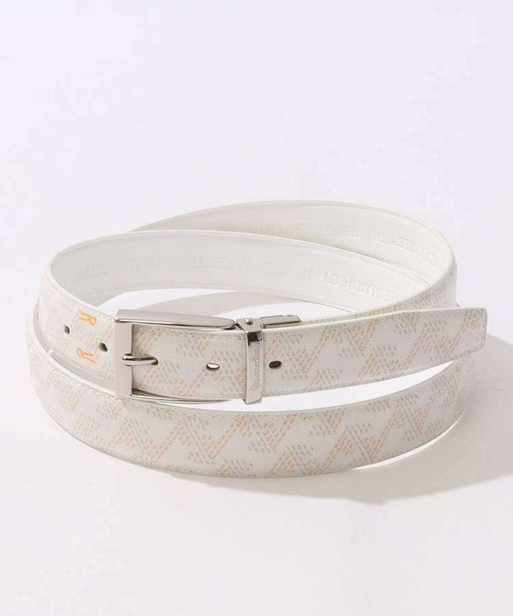 RR 【コアトル】リバーシブル総柄合皮ベルト