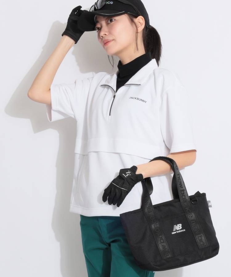 JB ライトダンボール半袖ハーフジッププルオーバー