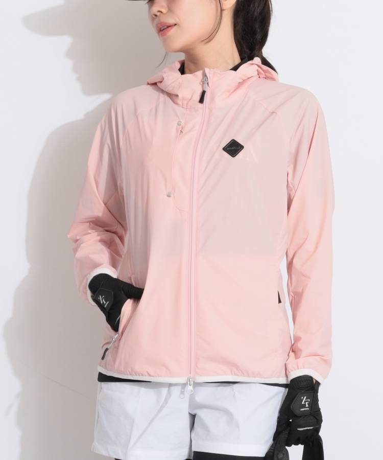 BR 【ポケッタブル】エンボスロゴフーディーブルゾン