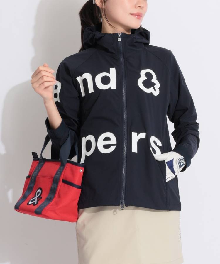 AP 【透湿撥水】晴雨兼用ビッグロゴレインジャケット