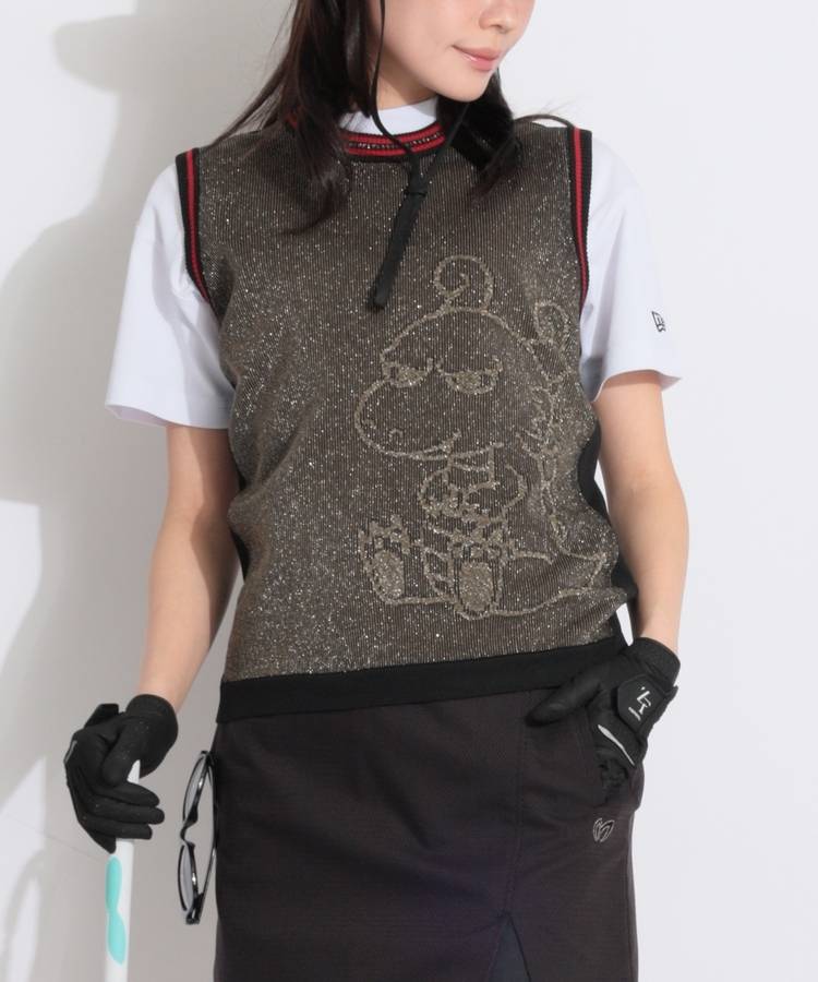 DD ちびドララメ刺繍ニットベスト