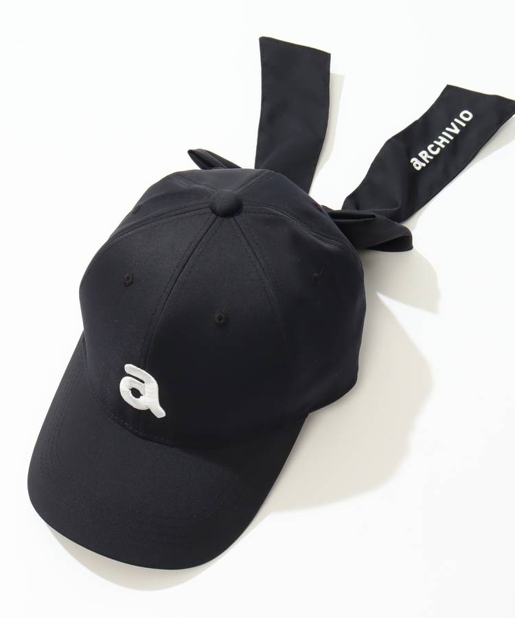 AR 【涼感UV】バックビッグリボンキャップ