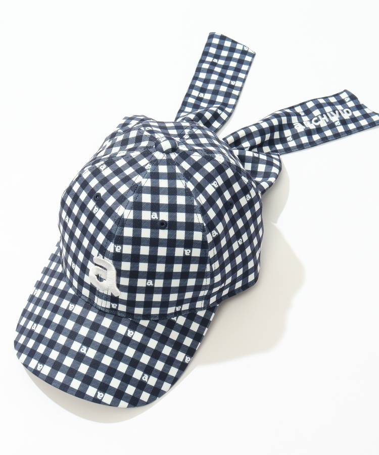 AR 【涼感UV】バックビッグリボンキャップ