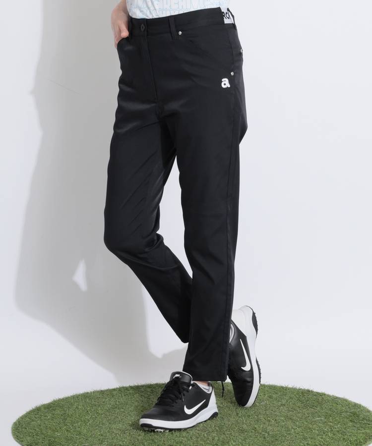 AR 【接触冷感UV】バックウエストロゴロングパンツ