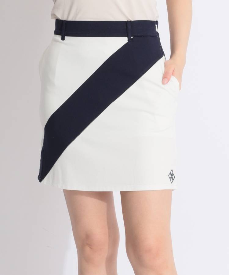 DC インナーパンツ付きバイアスラインスカート