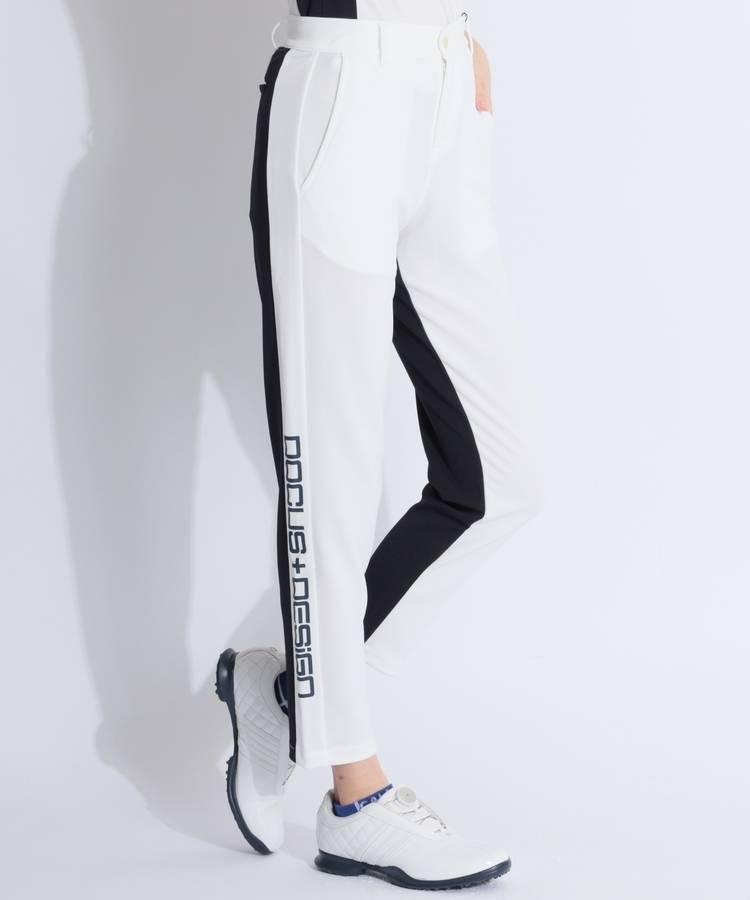 DC サイド切替テーパードロングパンツ