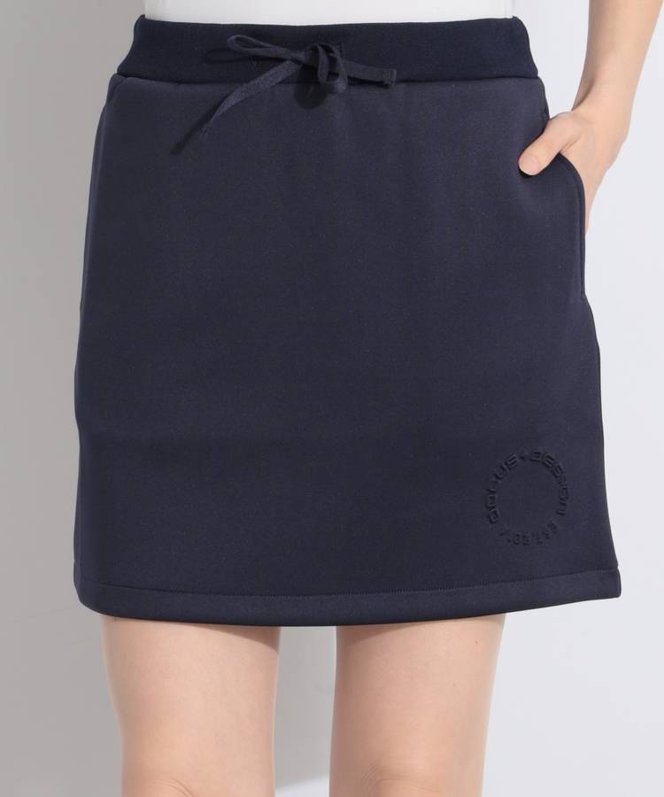 DC エンボスロゴダンボール地スカート