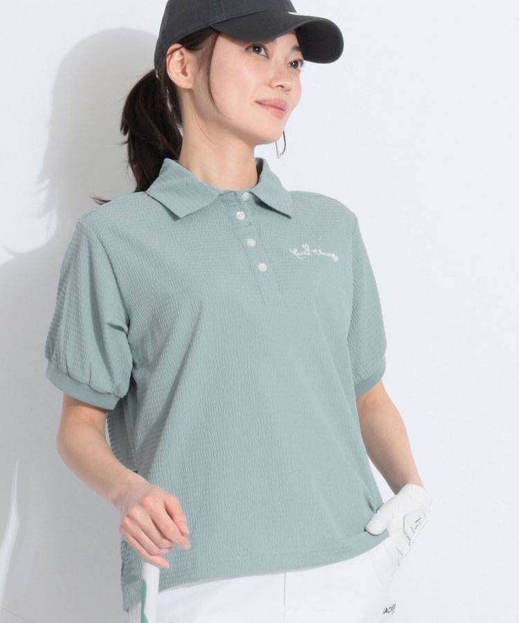 MC 【ストレッチUV】一体型インナー付サッカー半袖ポロシャツ