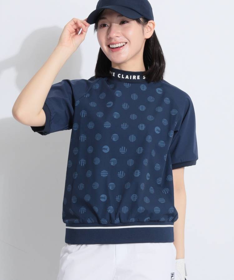 MC 【8WAYストレッチ】ドットロゴ半袖プルオーバー