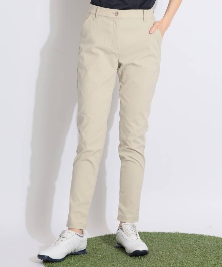 AP 【撥水UV】バックロゴテーパードパンツ