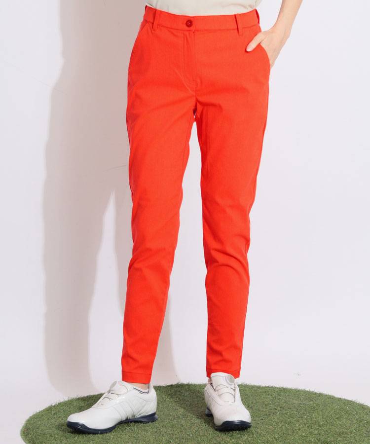 AP 【撥水UV】バックロゴテーパードパンツ