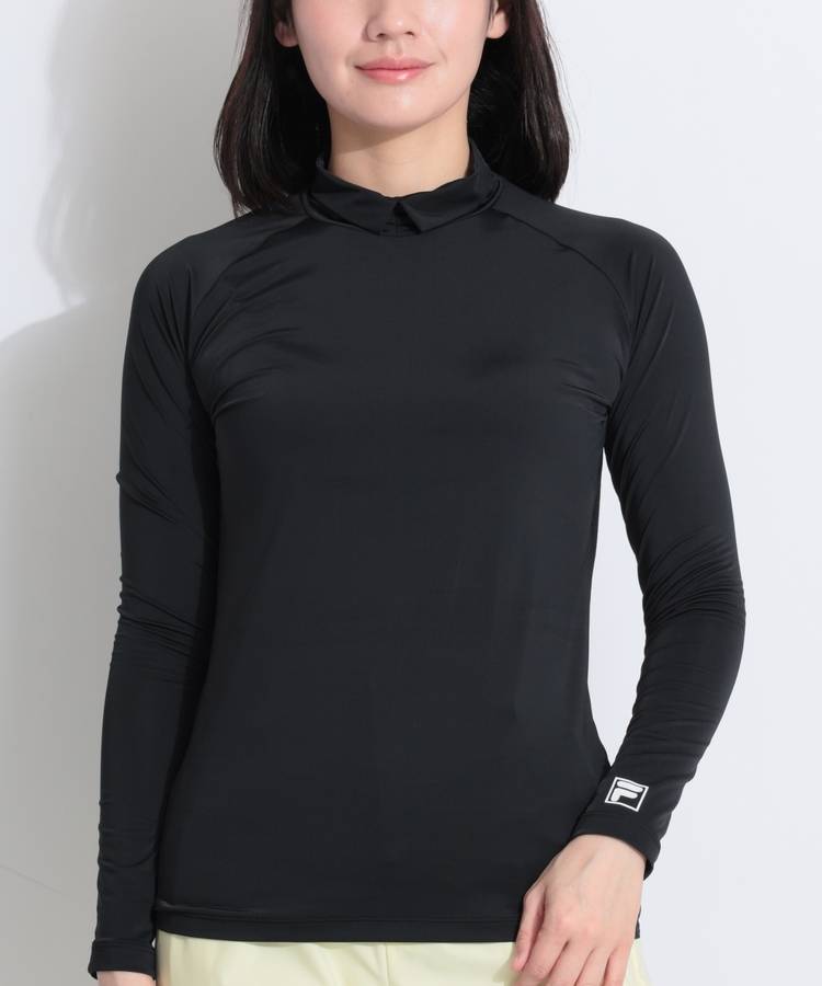 FG 【接触冷感UV】ジャージ切替ハイネックメッシュインナー