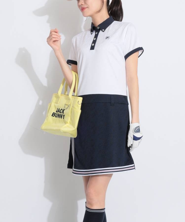 FG 【吸汗速乾】マイクロメッシュジャガードワンピース