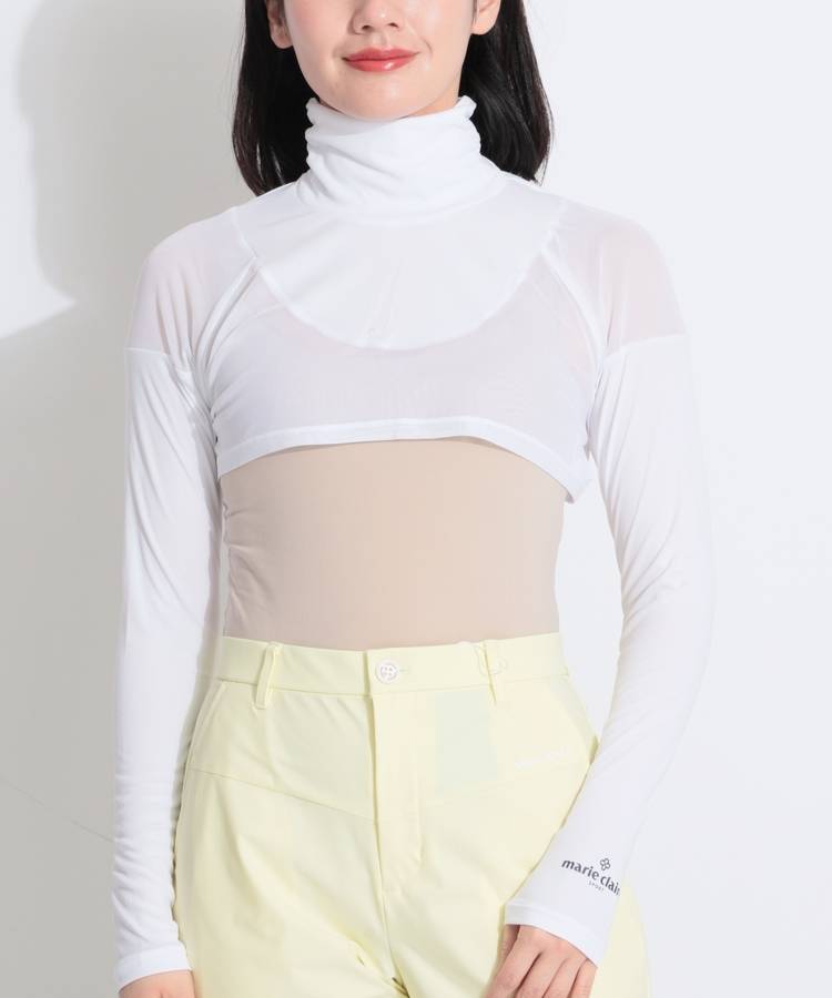 MC 【接触冷感UV】ショート丈ハイネック長袖インナー