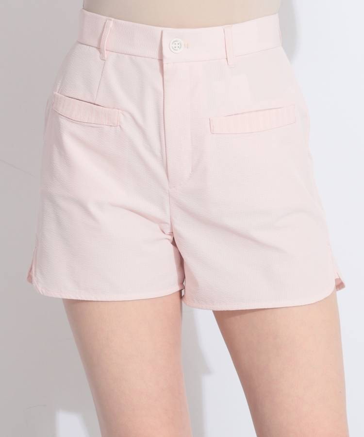 VH 【吸水速乾】ラウンドヘムシアサッカーショートパンツ