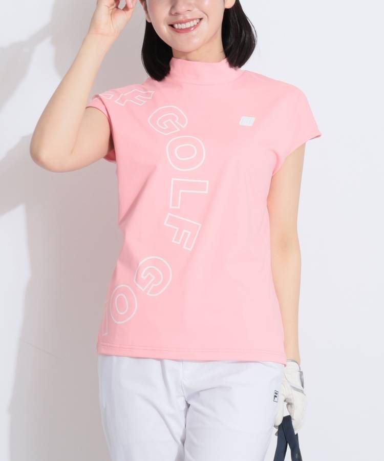 CU ハーフサークルロゴフレンチスリーブカットソー