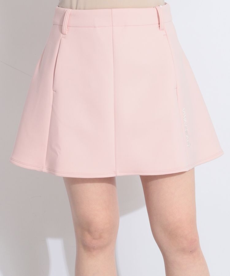 ワンポイント刺繍ダンボールフレアスカート