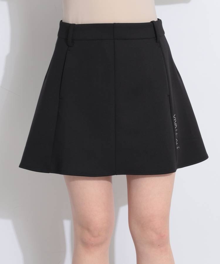 VH ワンポイント刺繍ダンボールフレアスカート