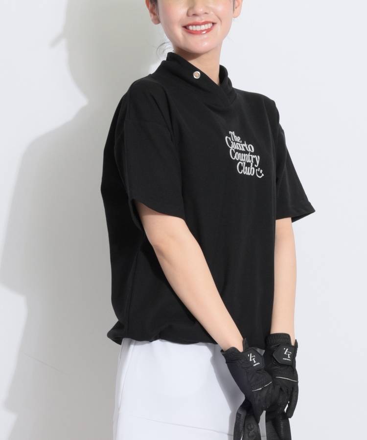 CU 【防蚊・防花粉】オーバーサイズショール半袖カットソー