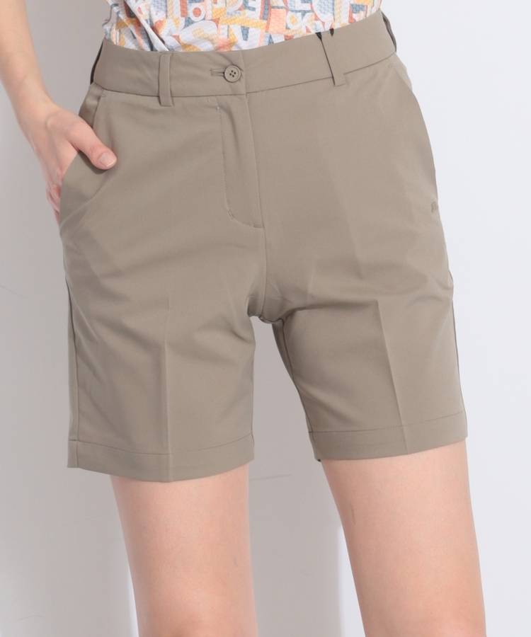 JL 【軽量ストレッチ】センタープレスショートパンツ