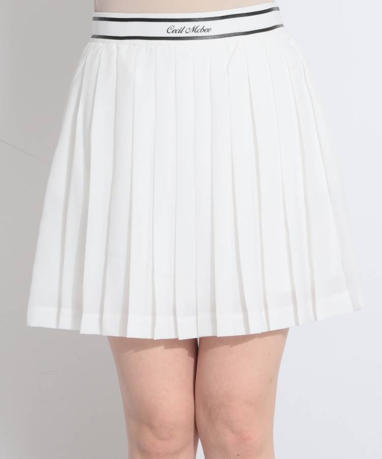 CC ダブルラインプリーツスカート