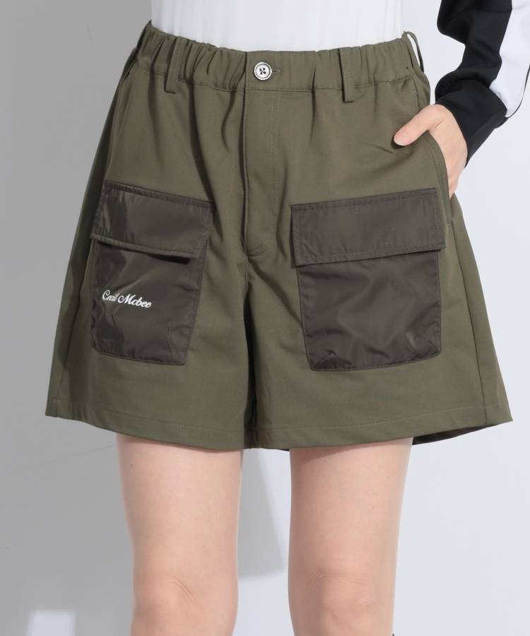 CC フラップポケットカーゴショートパンツ