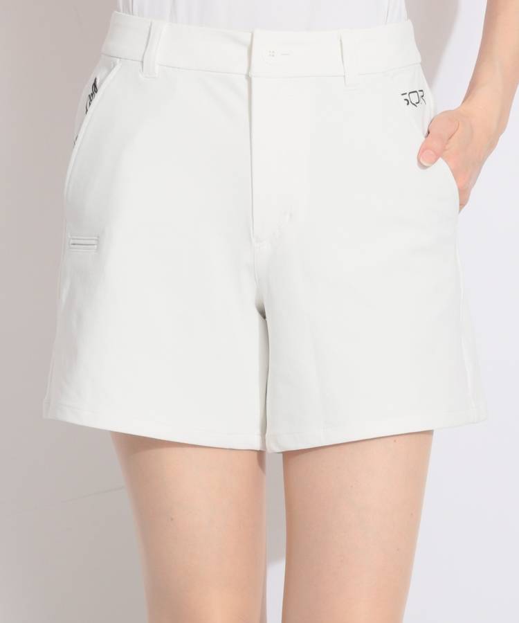 BE 【ストレッチ】アイコンロゴ刺繍ショートパンツ