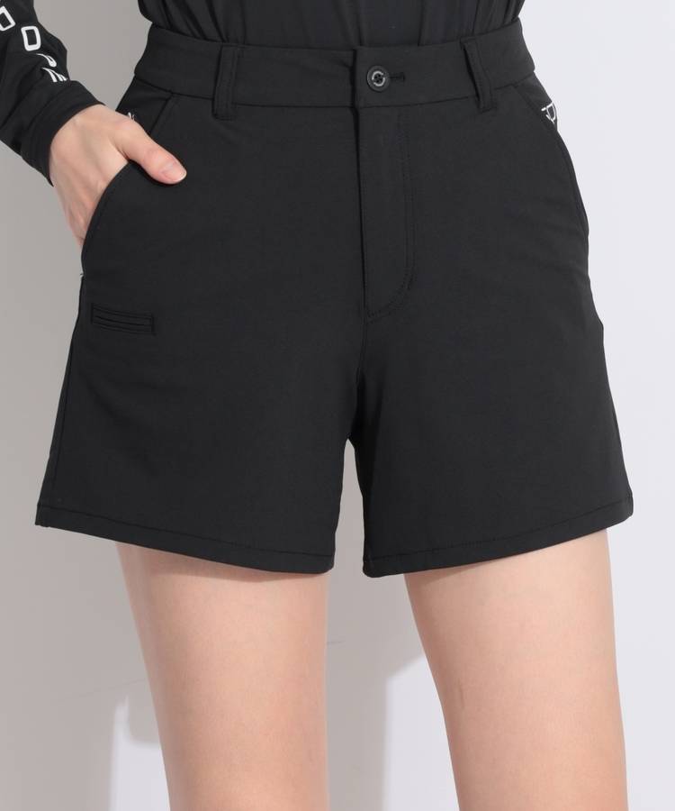 BE 【ストレッチ】アイコンロゴ刺繍ショートパンツ