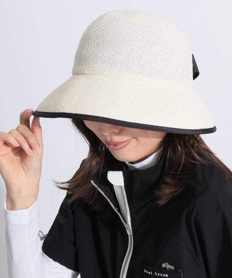 LV 【UV】バックリボンペーパーハット