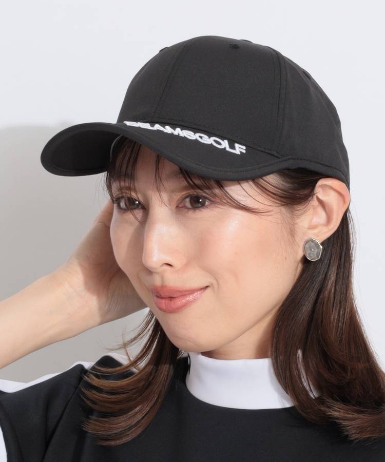 BE バイアスロゴ刺繍シンプルキャップ