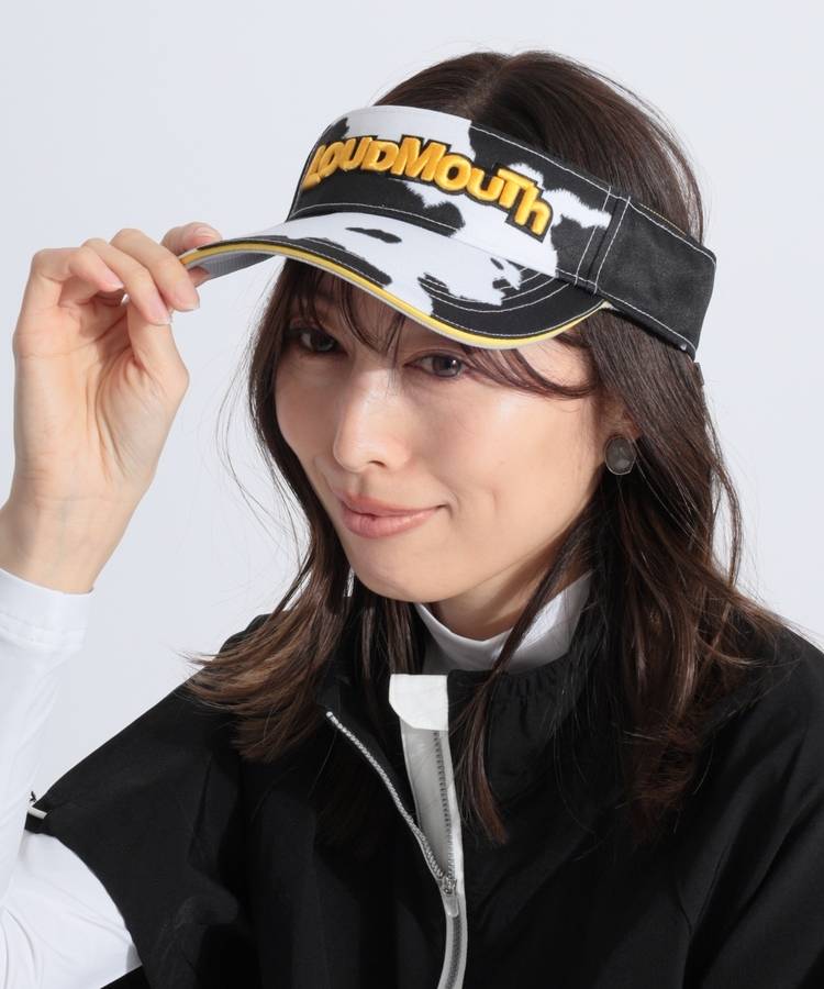 LM 総柄サンバイザー