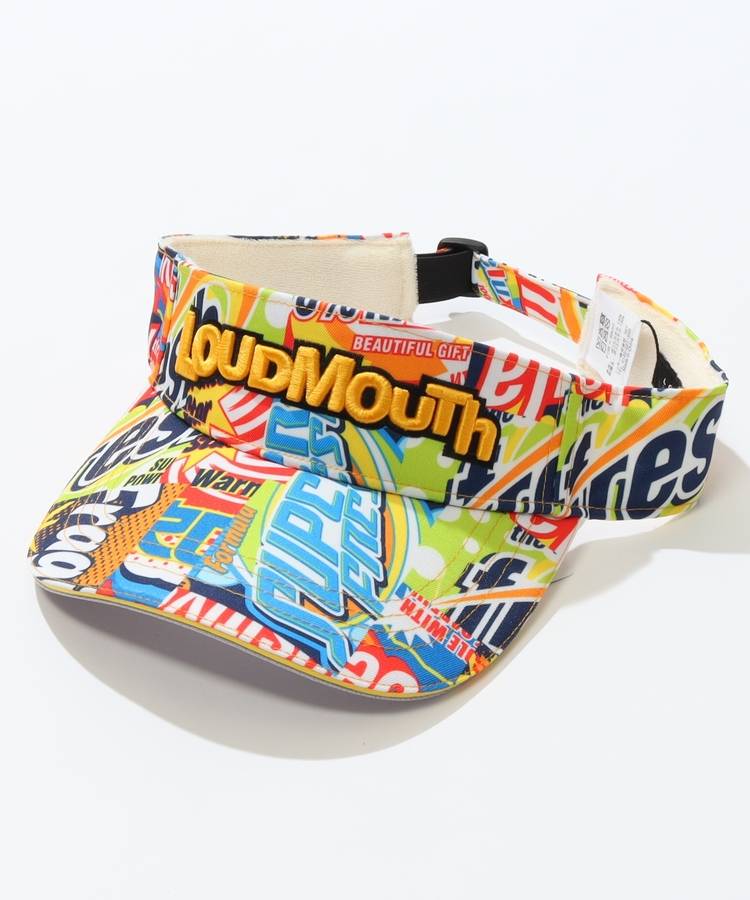 LM 総柄サンバイザー