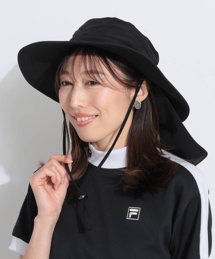 AP 【UV】ロゴワッペンサンシェードサファリハット