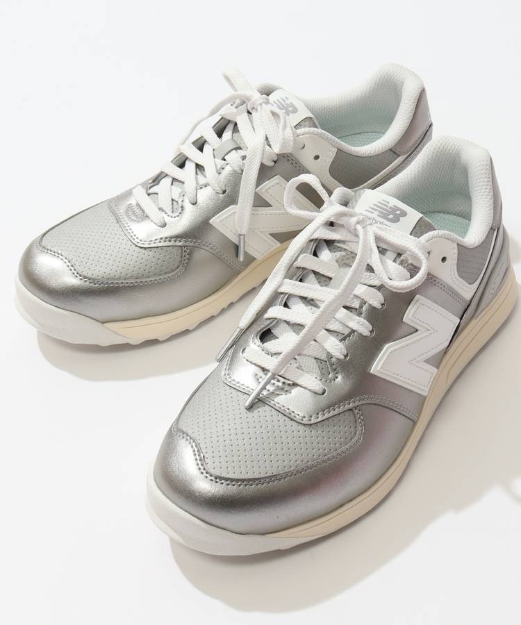 NS 【Golf574】スパイクレスシューズ(シルバー)