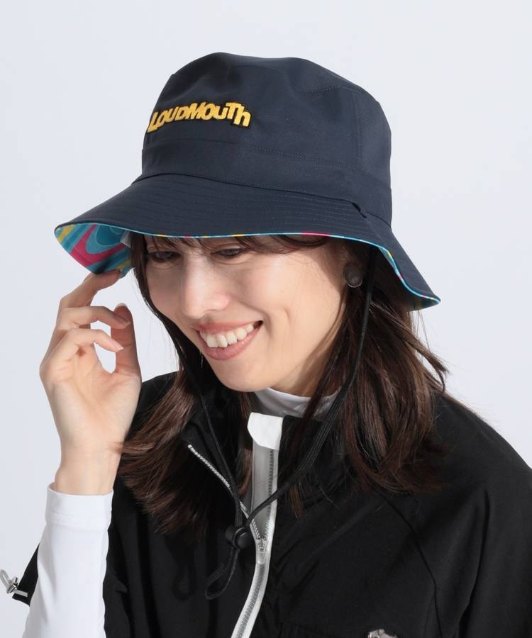 LM 【撥水】グラフィックプリントリバーシブルハット