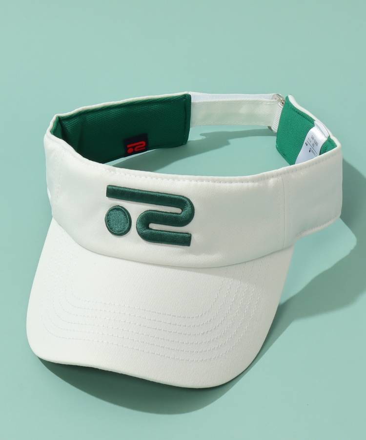 RO 立体ロゴ刺繍ツイルサンバイザー