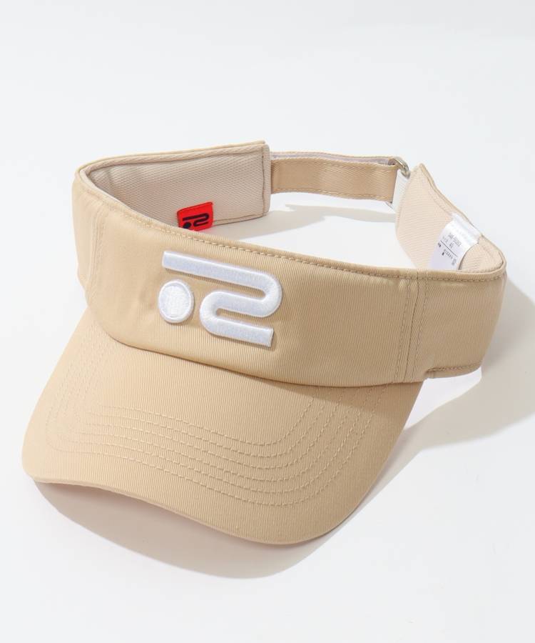 RO 立体ロゴ刺繍ツイルサンバイザー