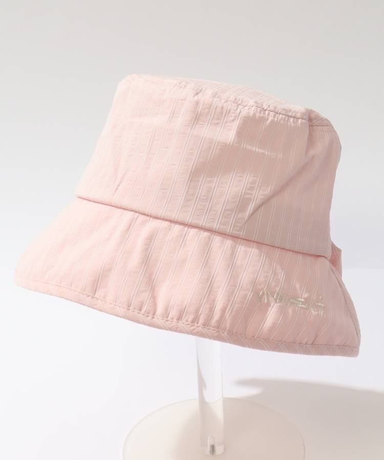 VH サッカーストライプバックリボンバケットハット