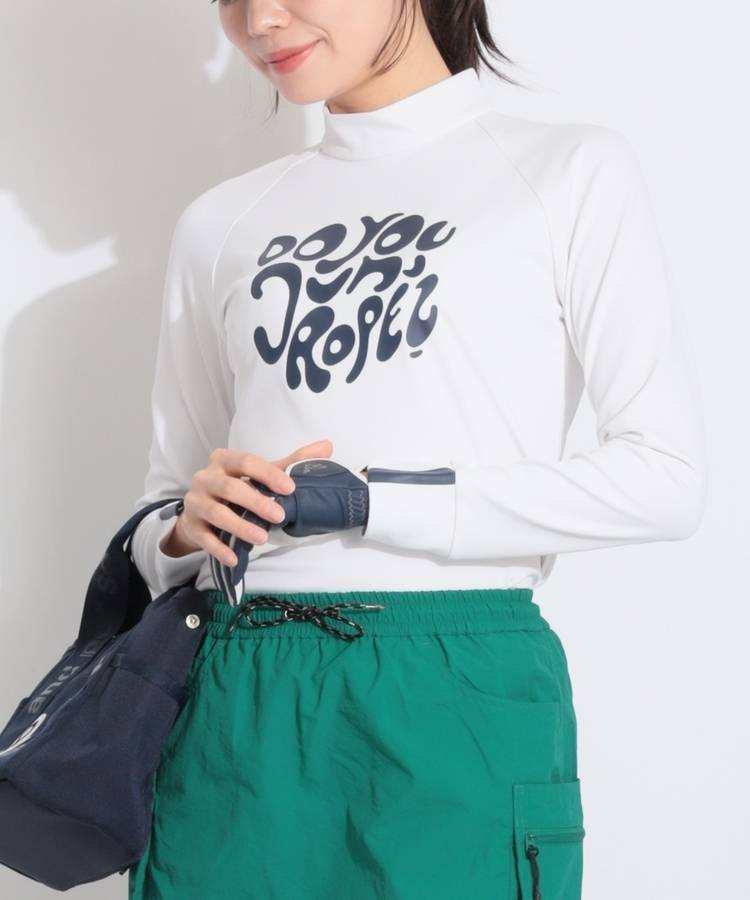 JR 【接触冷感UV】グラフィックプリント長袖カットソー