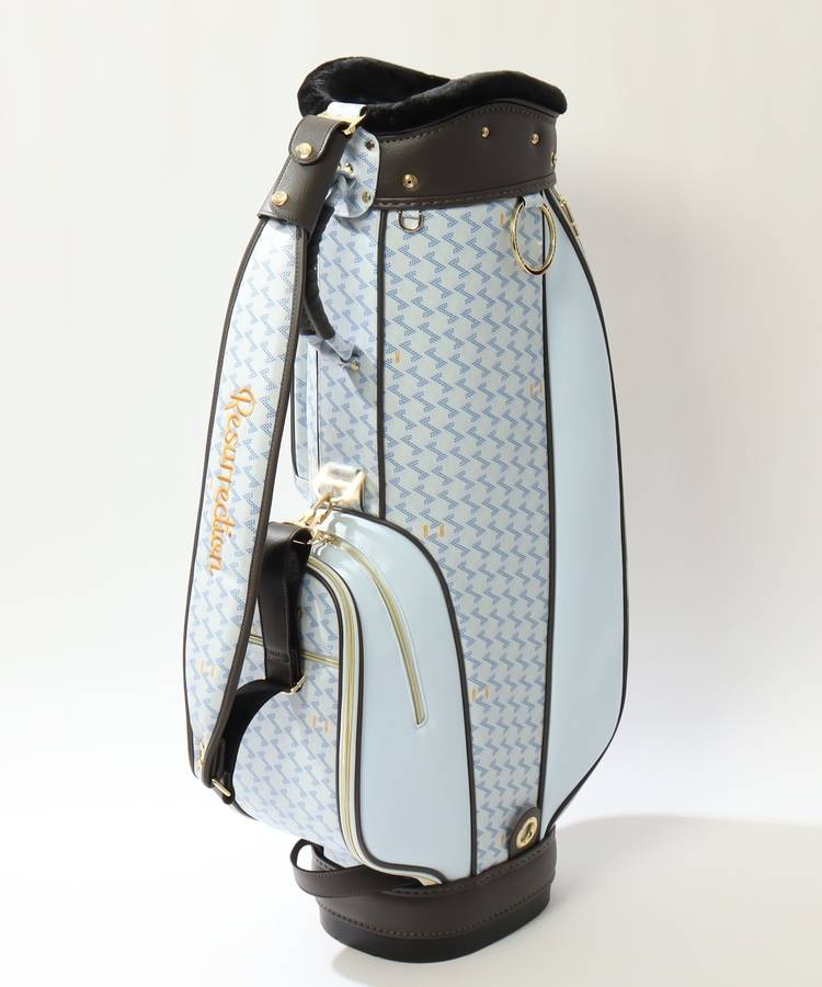 RR 【ラリーナ】ロゴ総柄キャディバッグ