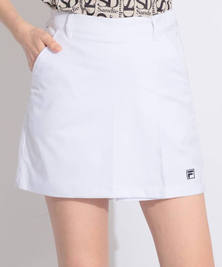 FG 【吸汗速乾・撥水】ポイントロゴラップキュロットパンツ