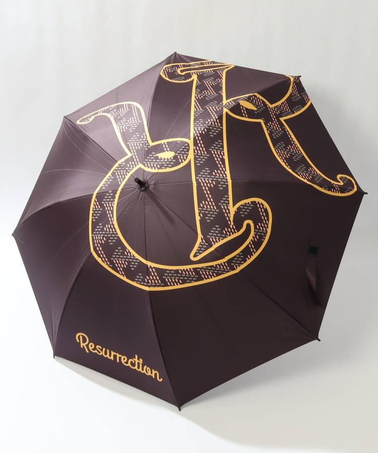 RR 【UV】晴雨兼用選べるロゴプリント長傘