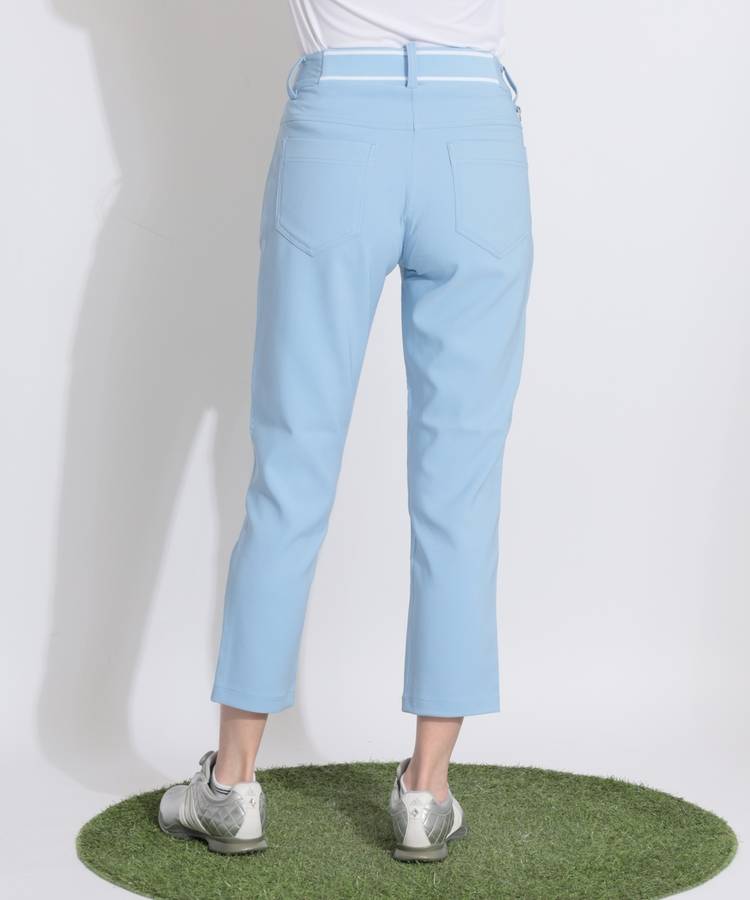 MC 【ストレッチUV】ウエストライン9分丈テーパードパンツ