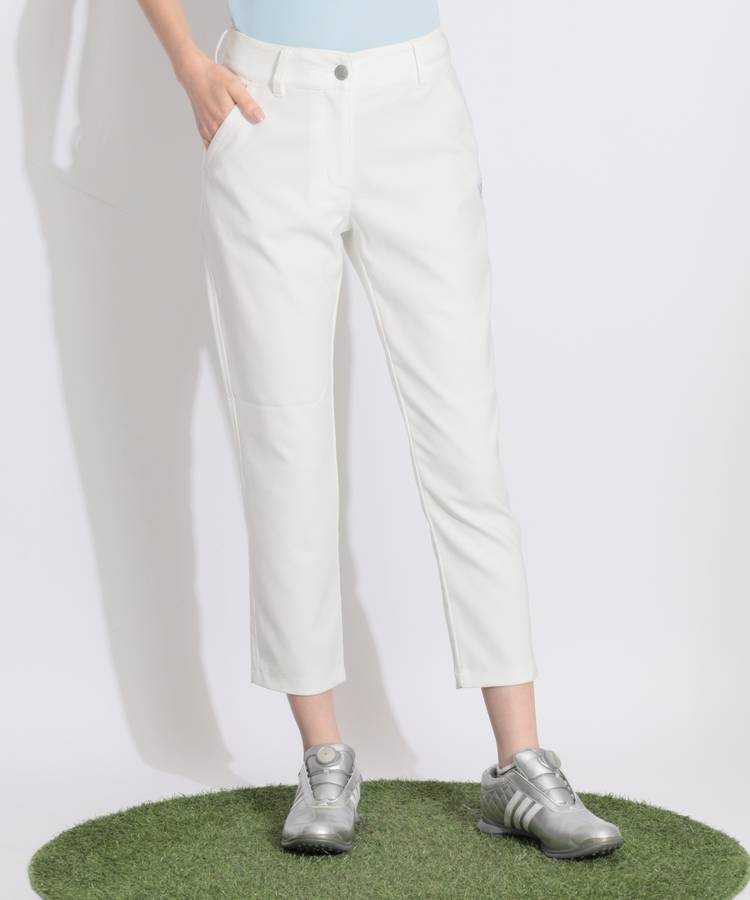 MC 【ストレッチUV】ウエストライン9分丈テーパードパンツ