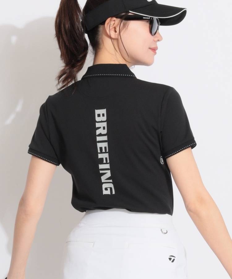 BR ステッチラインバックロゴ半袖ポロシャツ