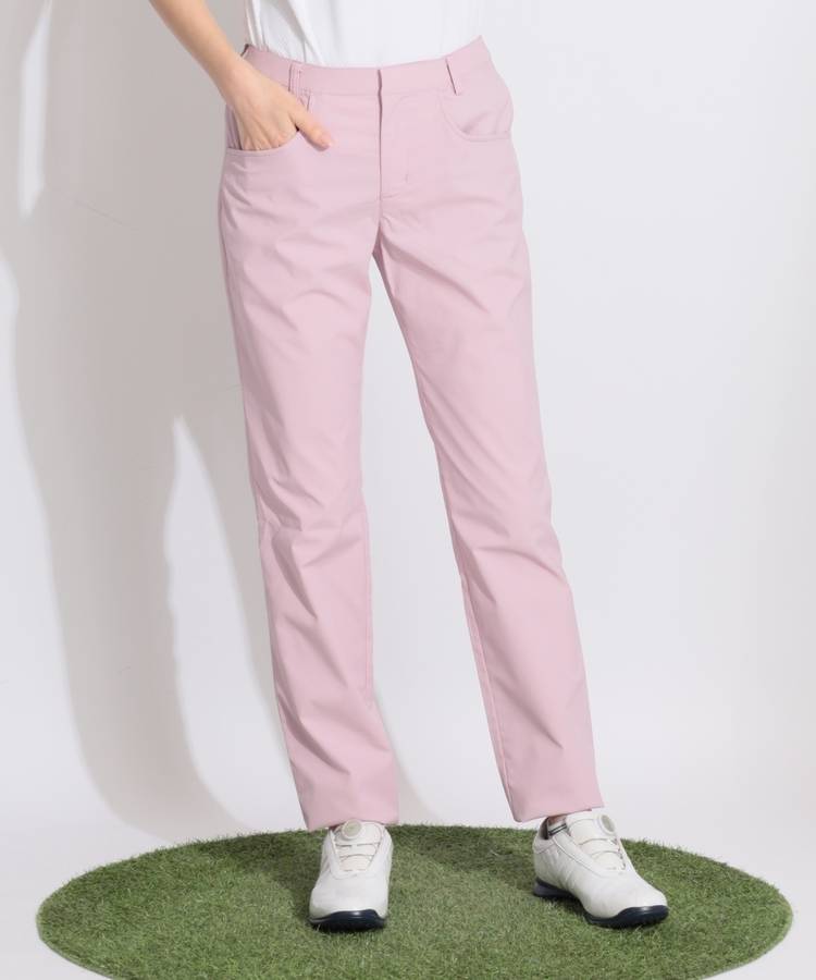 TG 【撥水ストレッチ】ストライプ柄テーパードパンツ