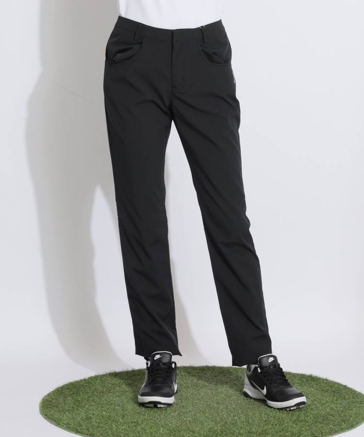 TG 【撥水ストレッチ】ストライプ柄テーパードパンツ