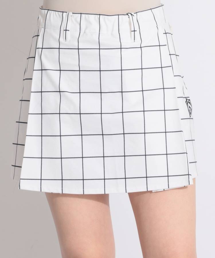 PG ウィンドペン柄タックスカート